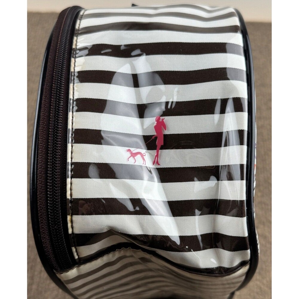 Henri Bendel Power Of Fashion Cosmetic Travel Bag Toiletry Zip Bag - Picture 8 of 15